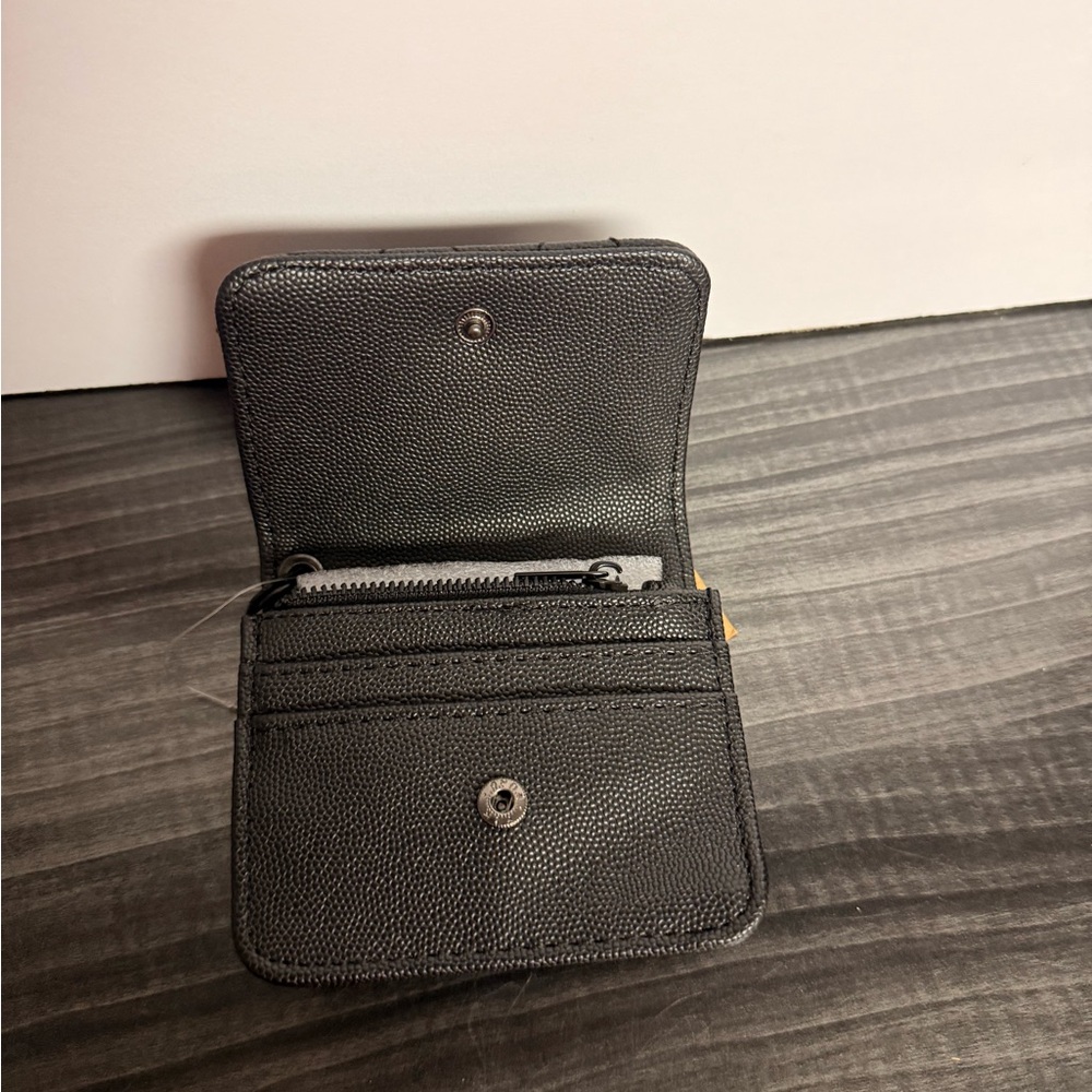 Black Leather Men's Wallet - Picture 2 of 2